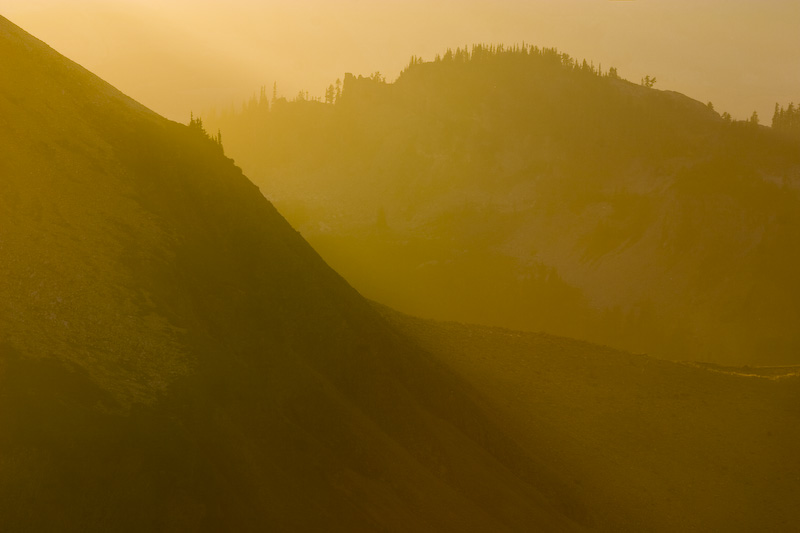 Sunset Behind Ridgeline